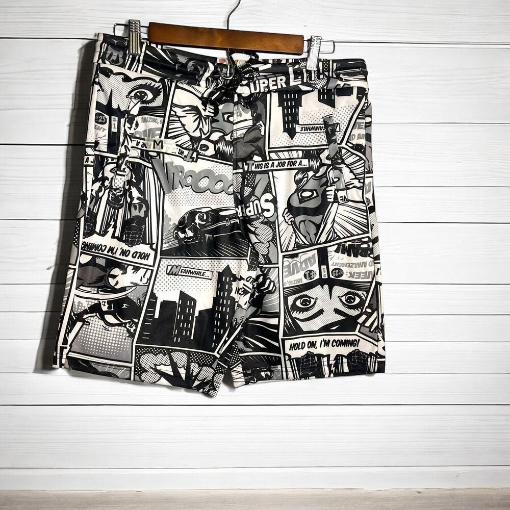 Oh Snap! Comic Book Swim Shorts Size M - Picture 6 of 8
